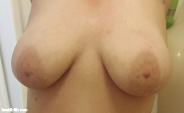 Shy wife’s great tits