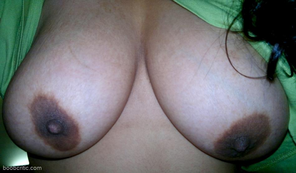 Lovely huge desi boobs and areolas