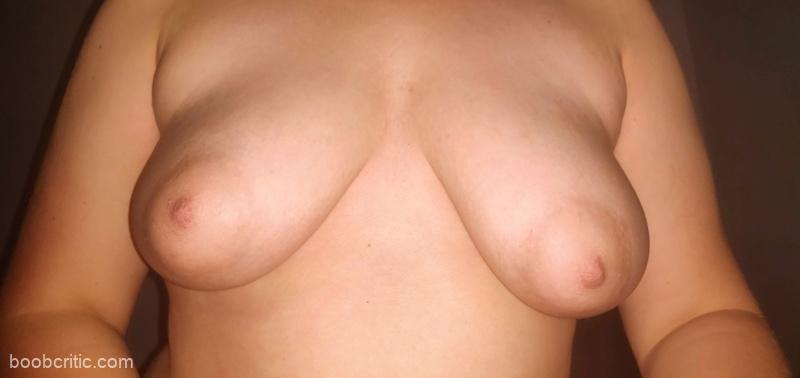 Blonde wife with natural tits